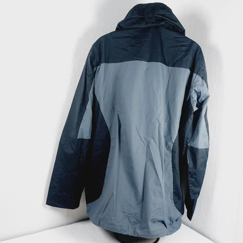 Columbia Men's Black Gray Versatile Triple Interchange Snow Windbreaker Jacket L